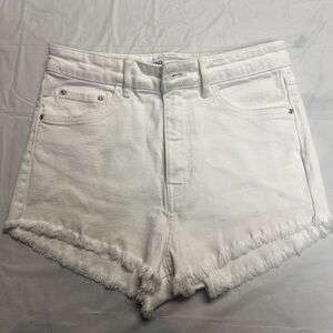 Zara White Jean Shorts for Women - size 4